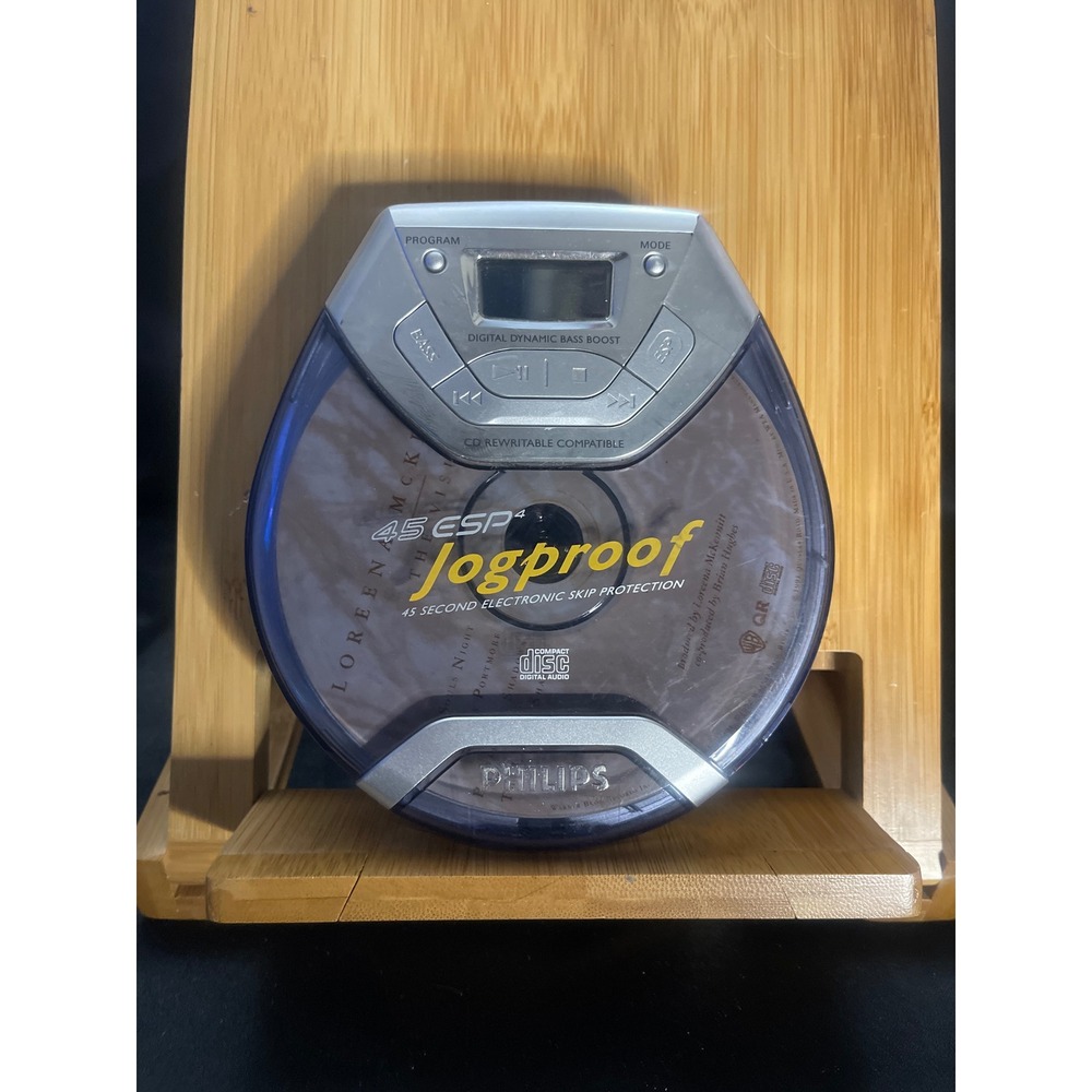 Philips AX5011/17 Jogproof‎  CD Player  Bass Boost Silver Blue 2001 UNTESTED